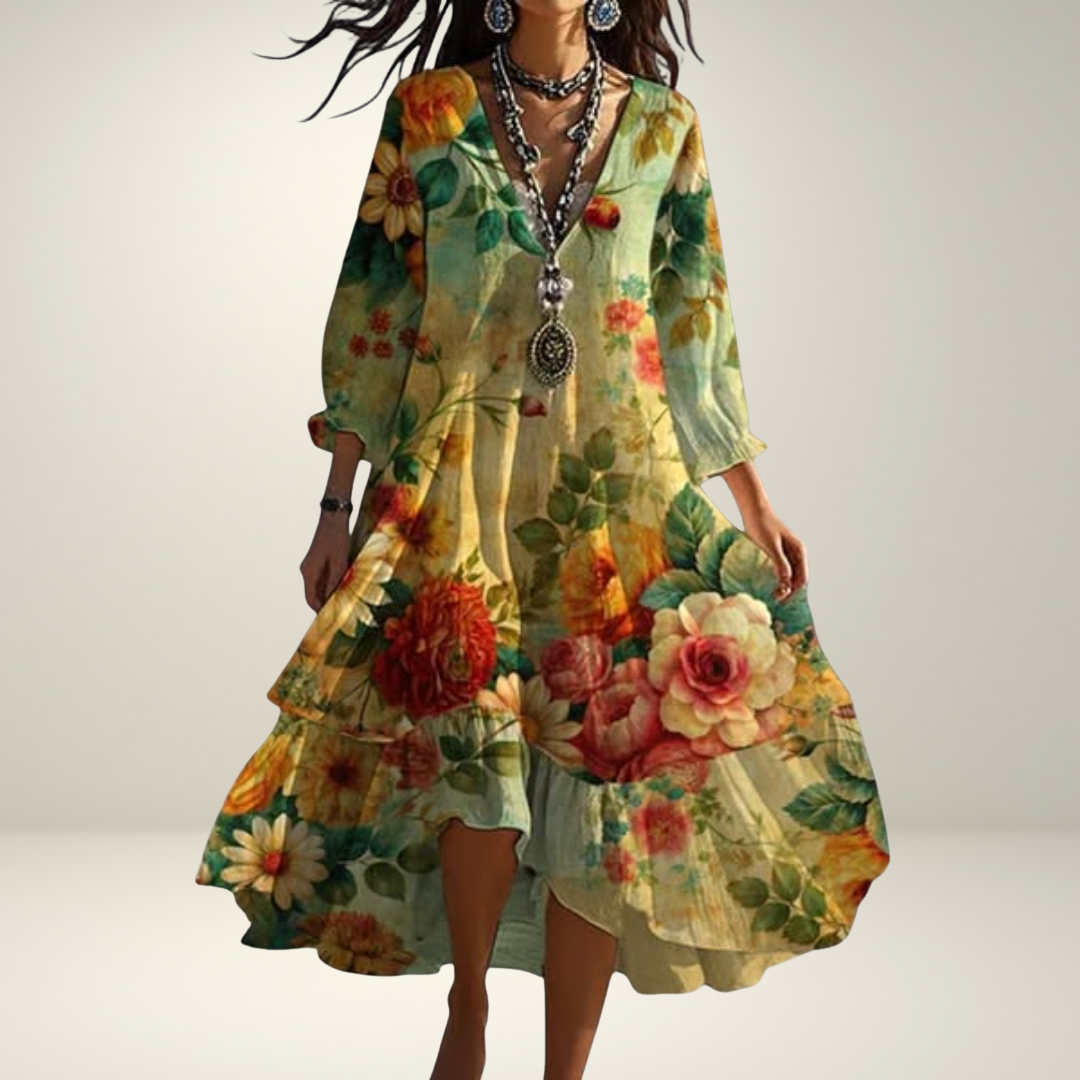 Marina™ | Robe Vintage à Fleurs