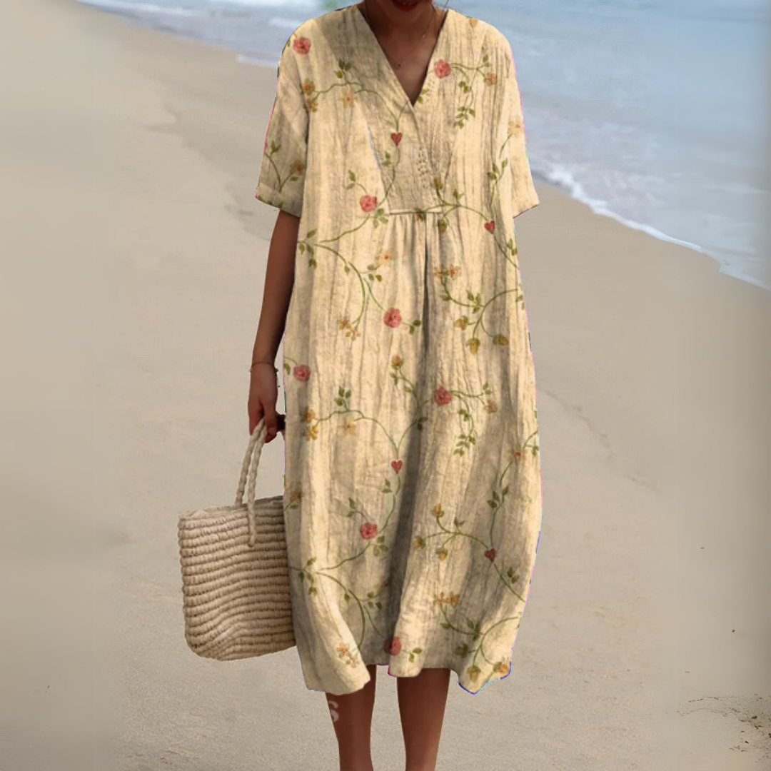 Nathalie™ | Robe Fleurie Élégante