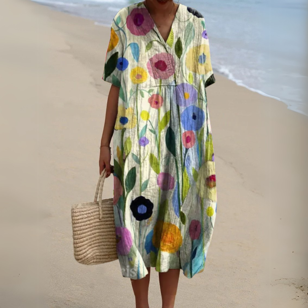 Nathalie™ | Robe Fleurie Élégante
