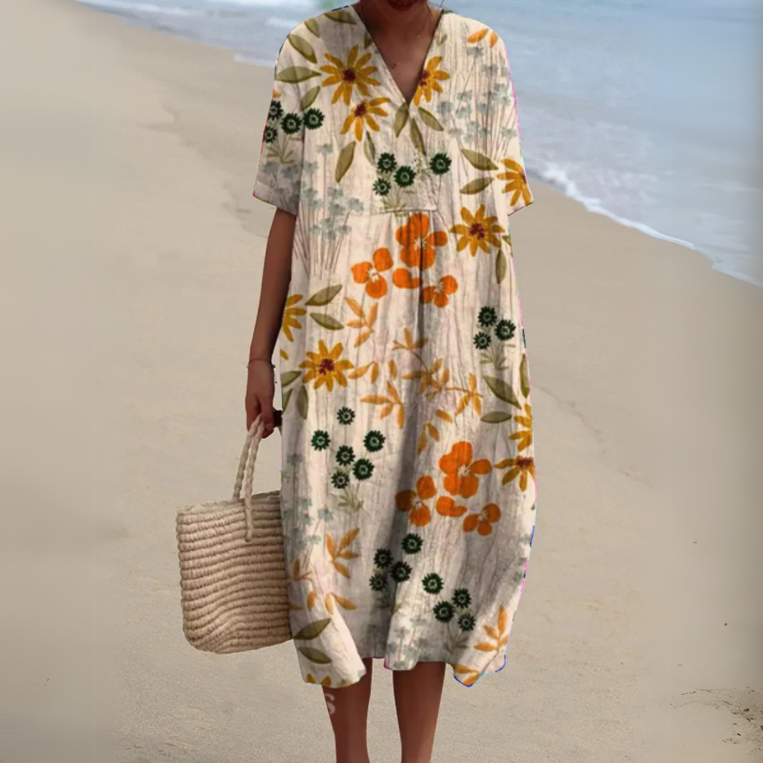 Nathalie™ | Robe Fleurie Élégante