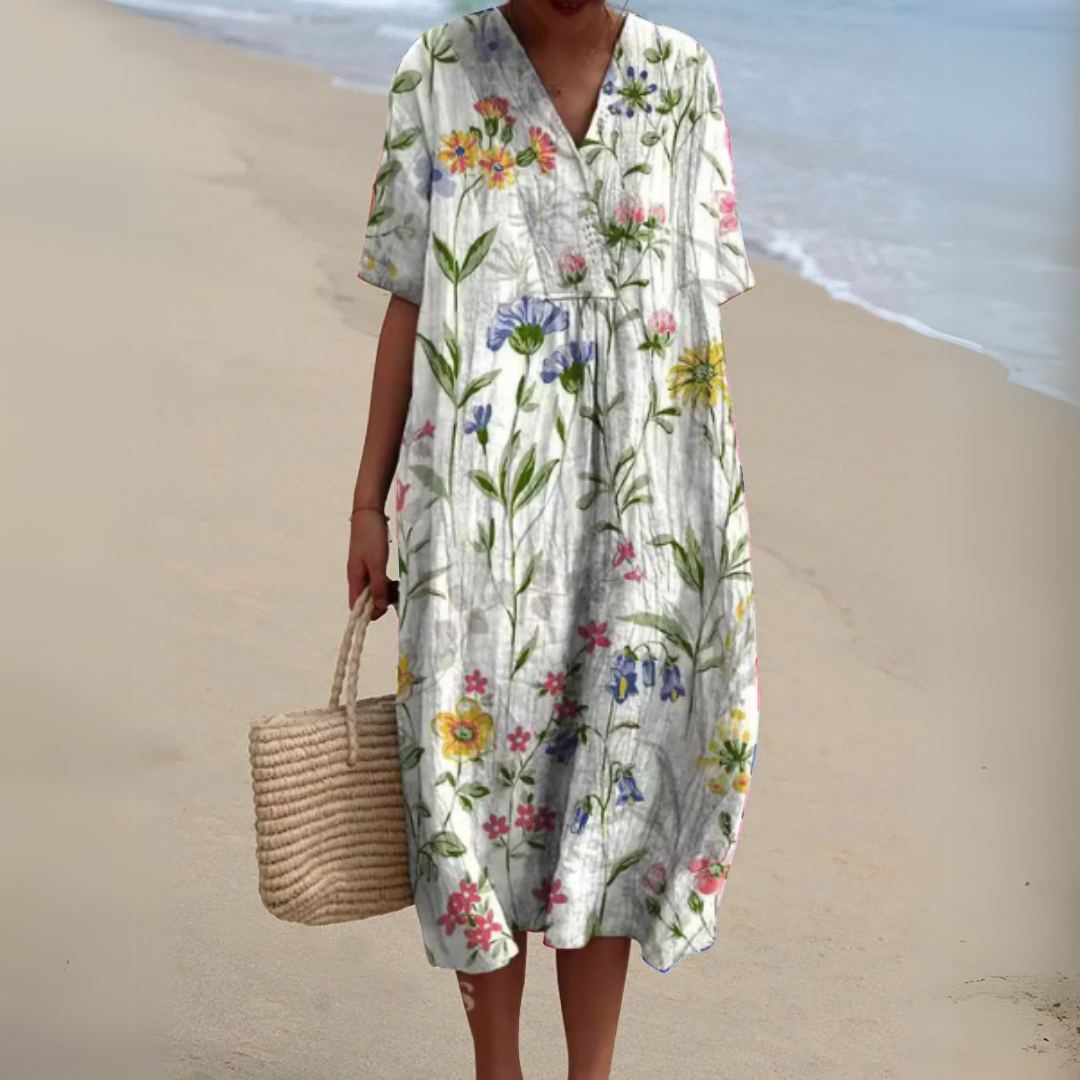 Nathalie™ | Robe Fleurie Élégante
