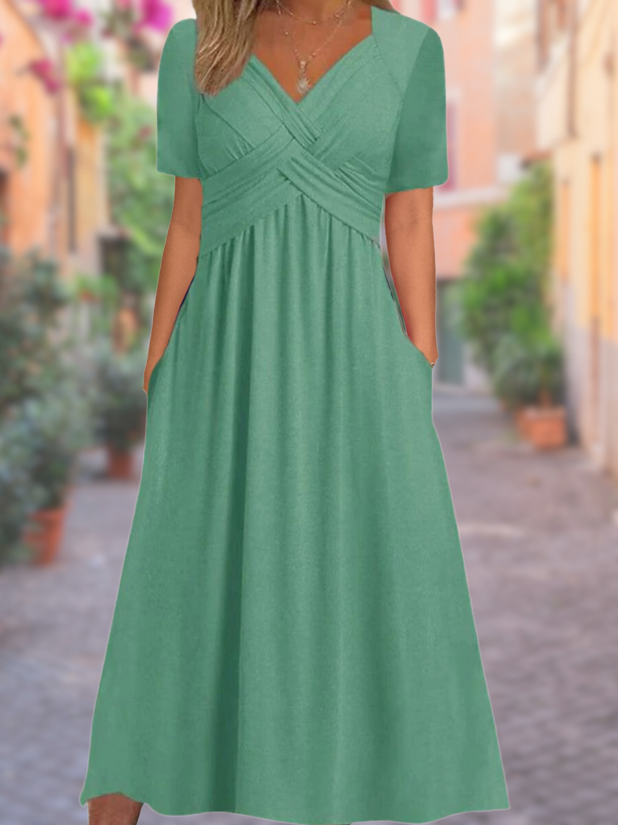 Mireya™ | Robe élégante avec poches pratiques