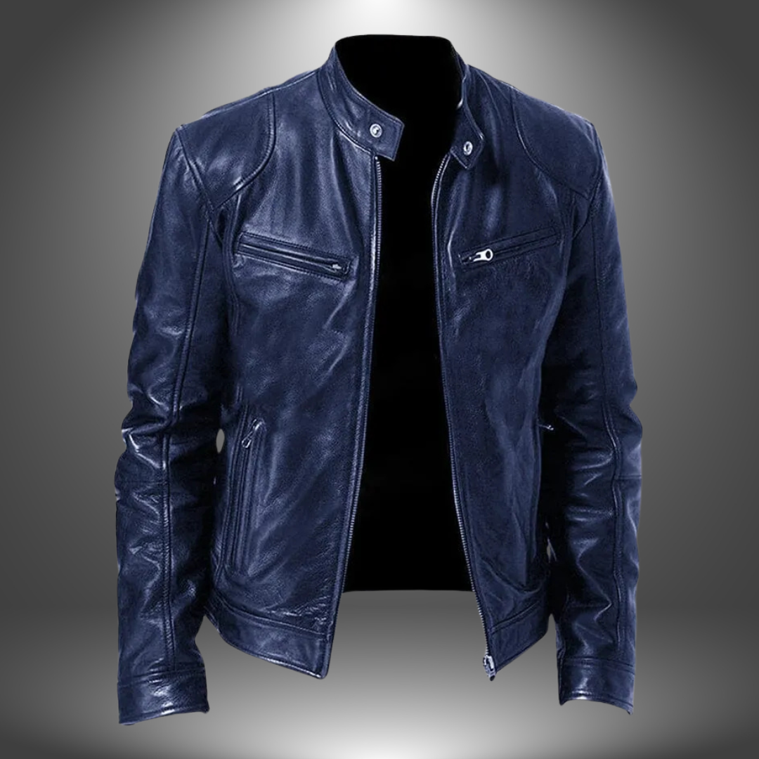 James™ | Veste en cuir artisanale pour homme