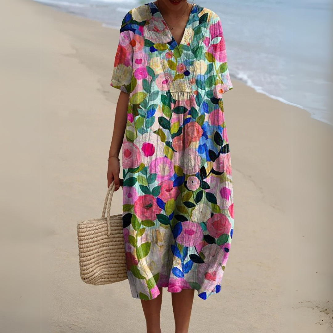 Nathalie™ | Robe Fleurie Élégante