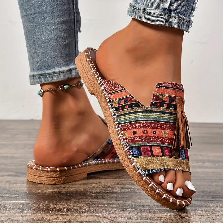 Leena™ | Sandales Orthopédiques Plates et Confortables