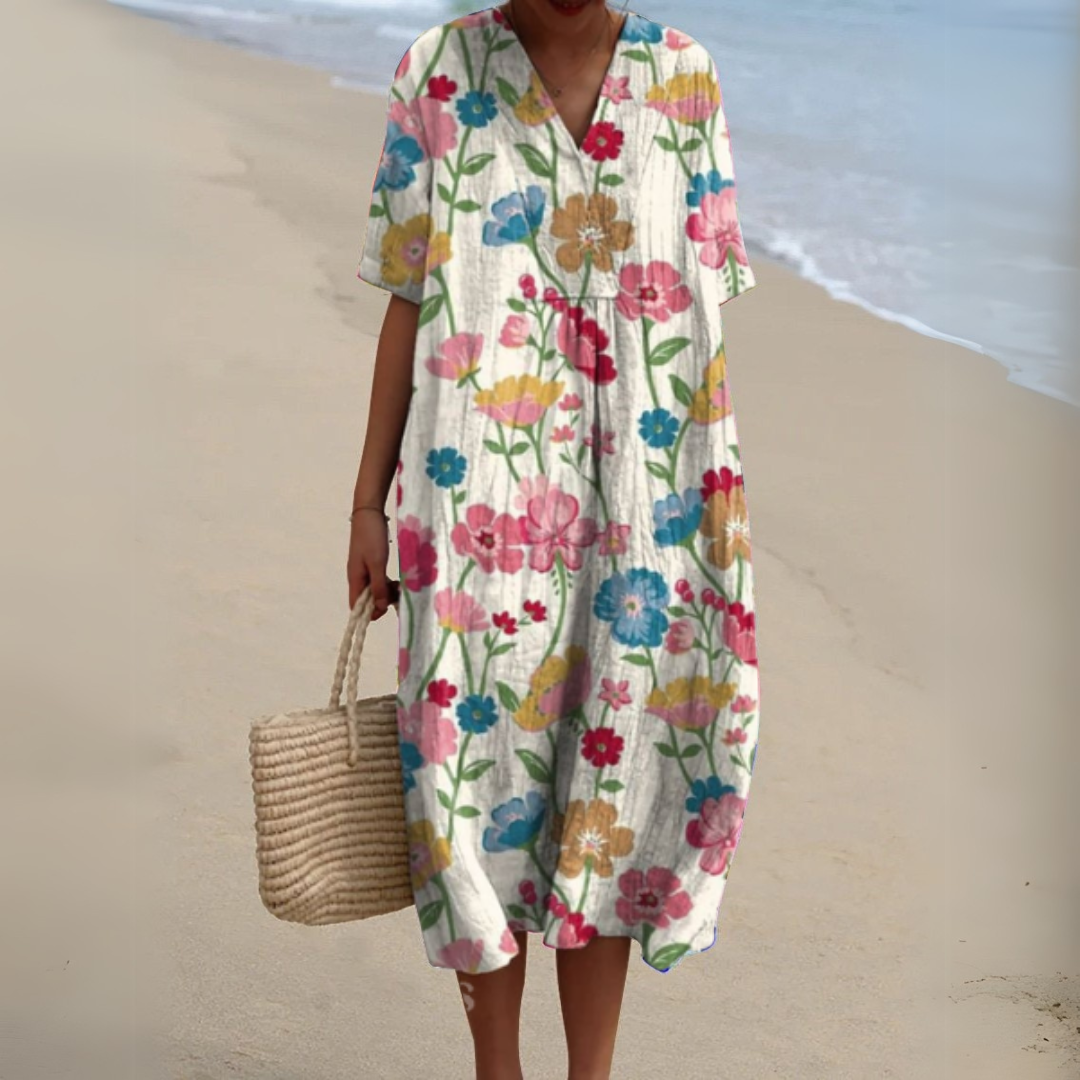 Nathalie™ | Robe Fleurie Élégante