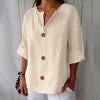 Clara™ | Blouse en Lin Décontractée