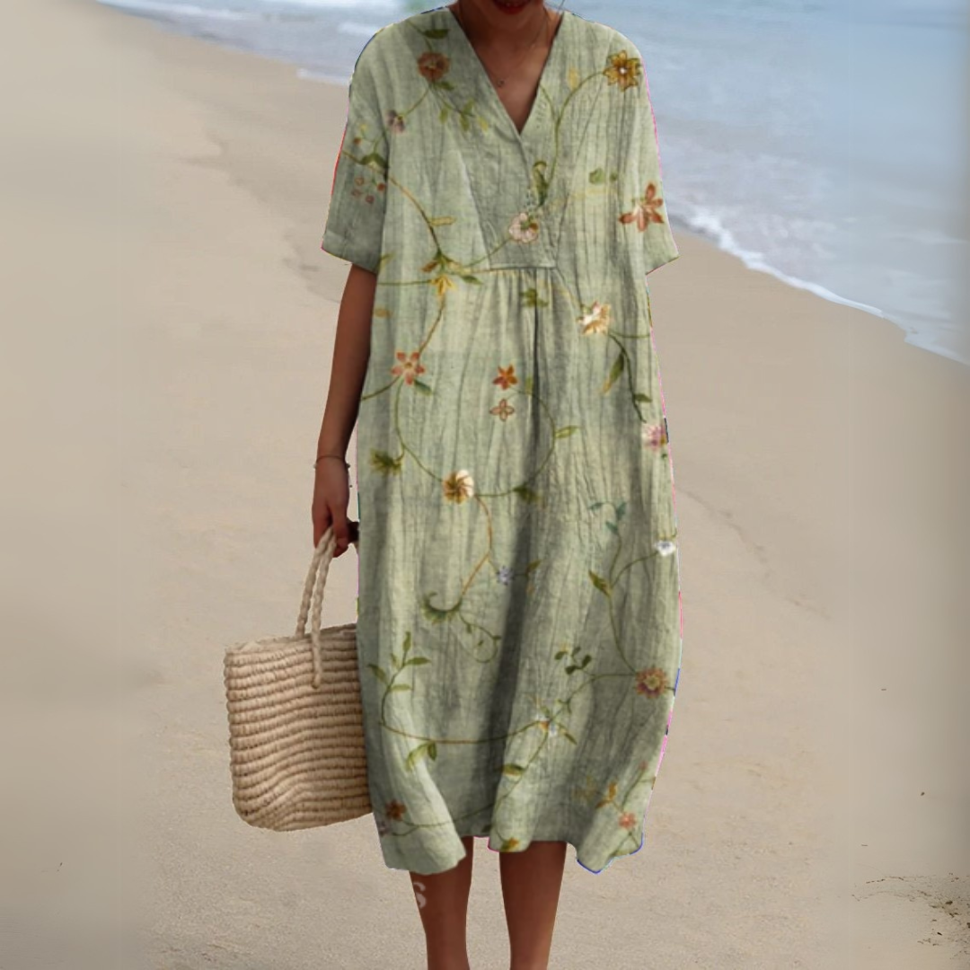 Nathalie™ | Robe Fleurie Élégante