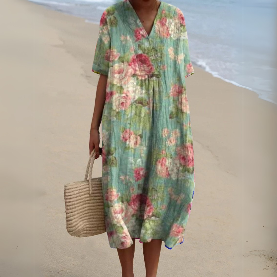 Nathalie™ | Robe Fleurie Élégante