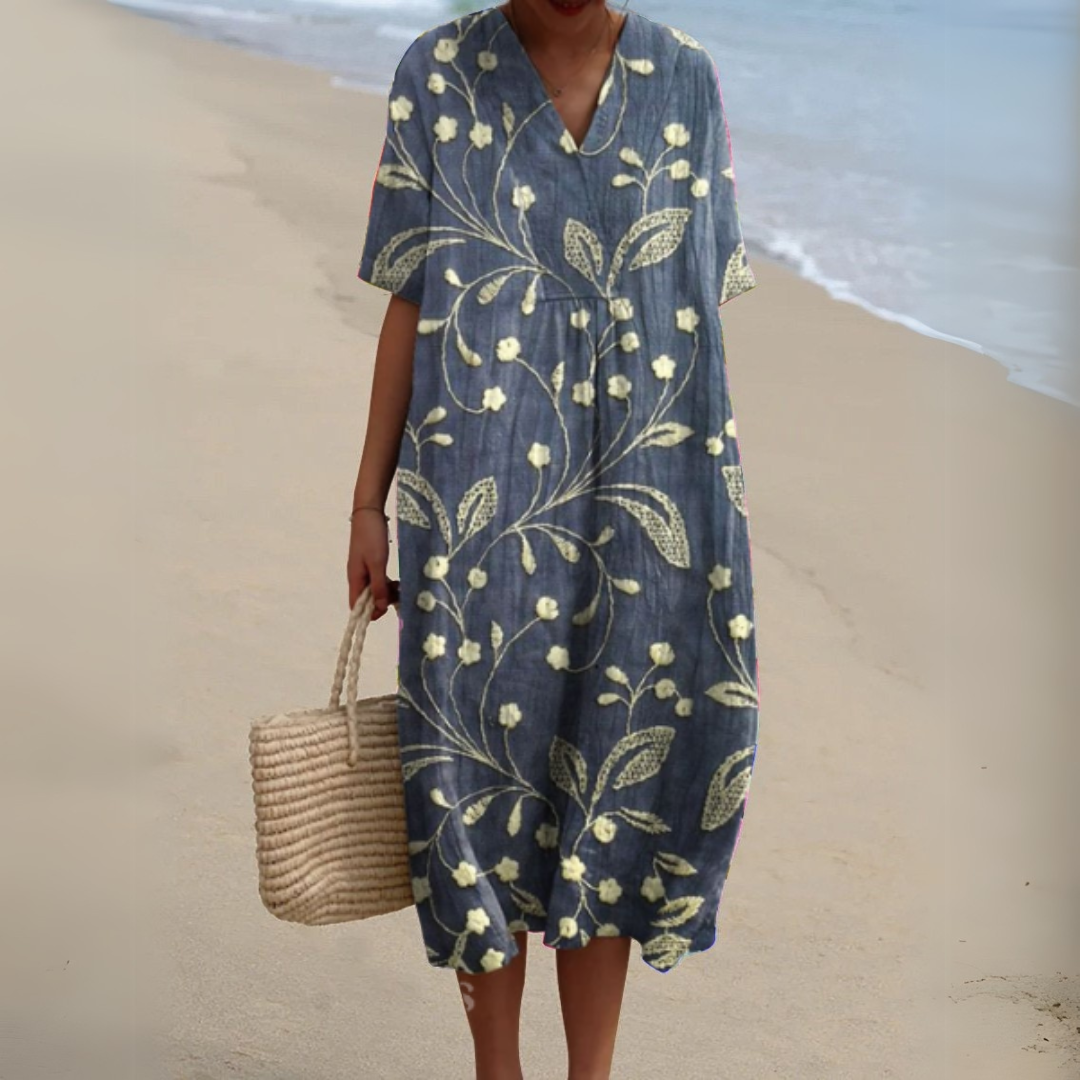 Nathalie™ | Robe Fleurie Élégante