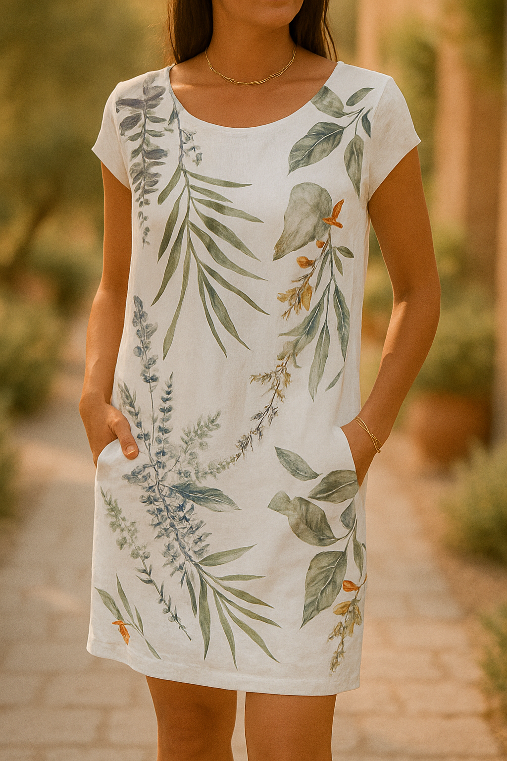 Ranya™ | Robe Élégante en Lin