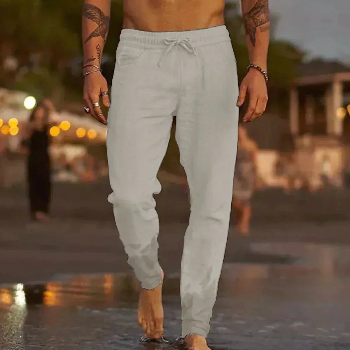 Lenoir | Pantalon de plage en lin