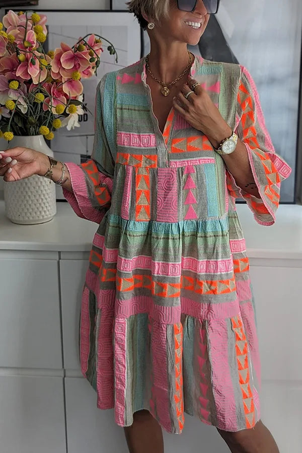 Juliane™ – Robe bohème évasée à volants
