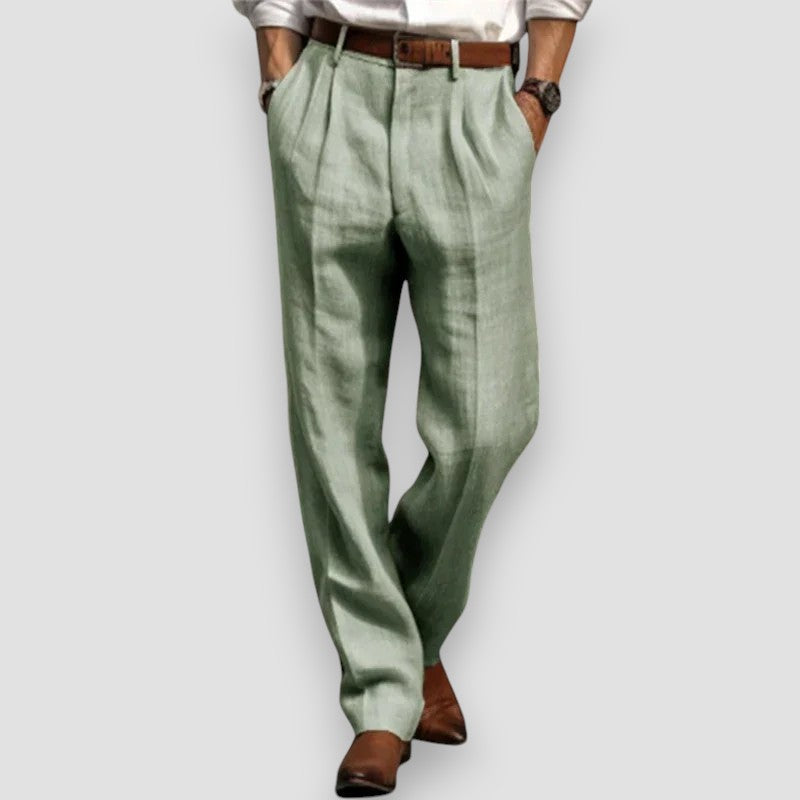 Léonard™ | Pantalon Lin Classique