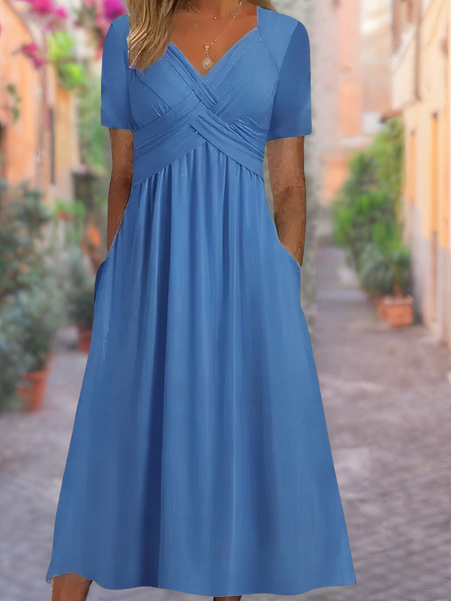 Mireya™ | Robe élégante avec poches pratiques