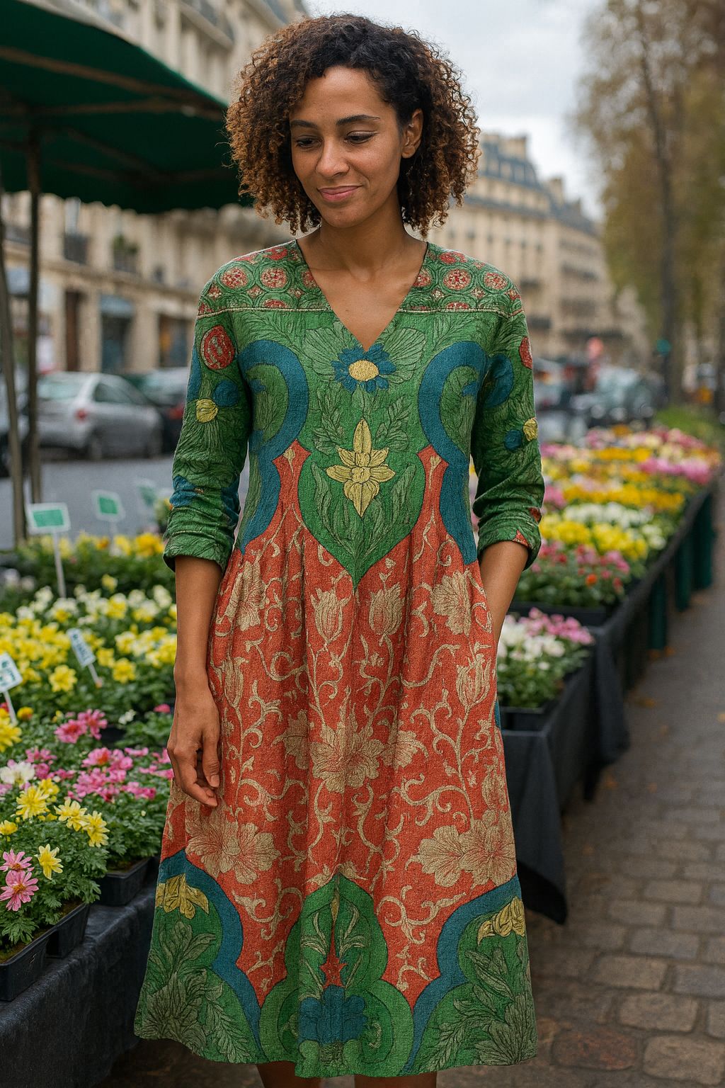 Maison™ | Robe Maxi Florale Vintage Intemporelle