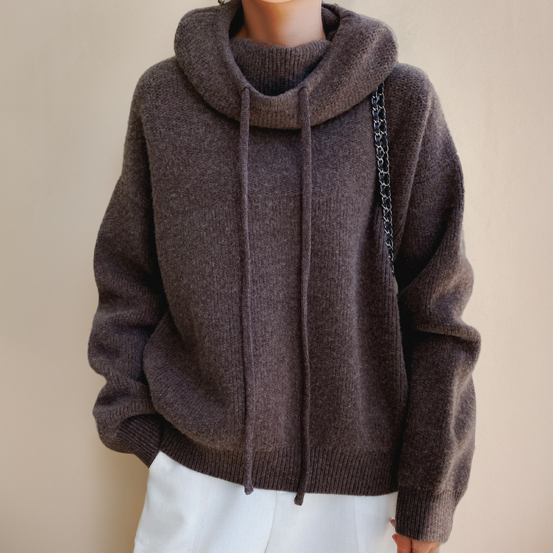 Lia™ | Pull élégant à col roulé