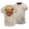 Imanique™ | T-shirt d’été avec smiley et mer