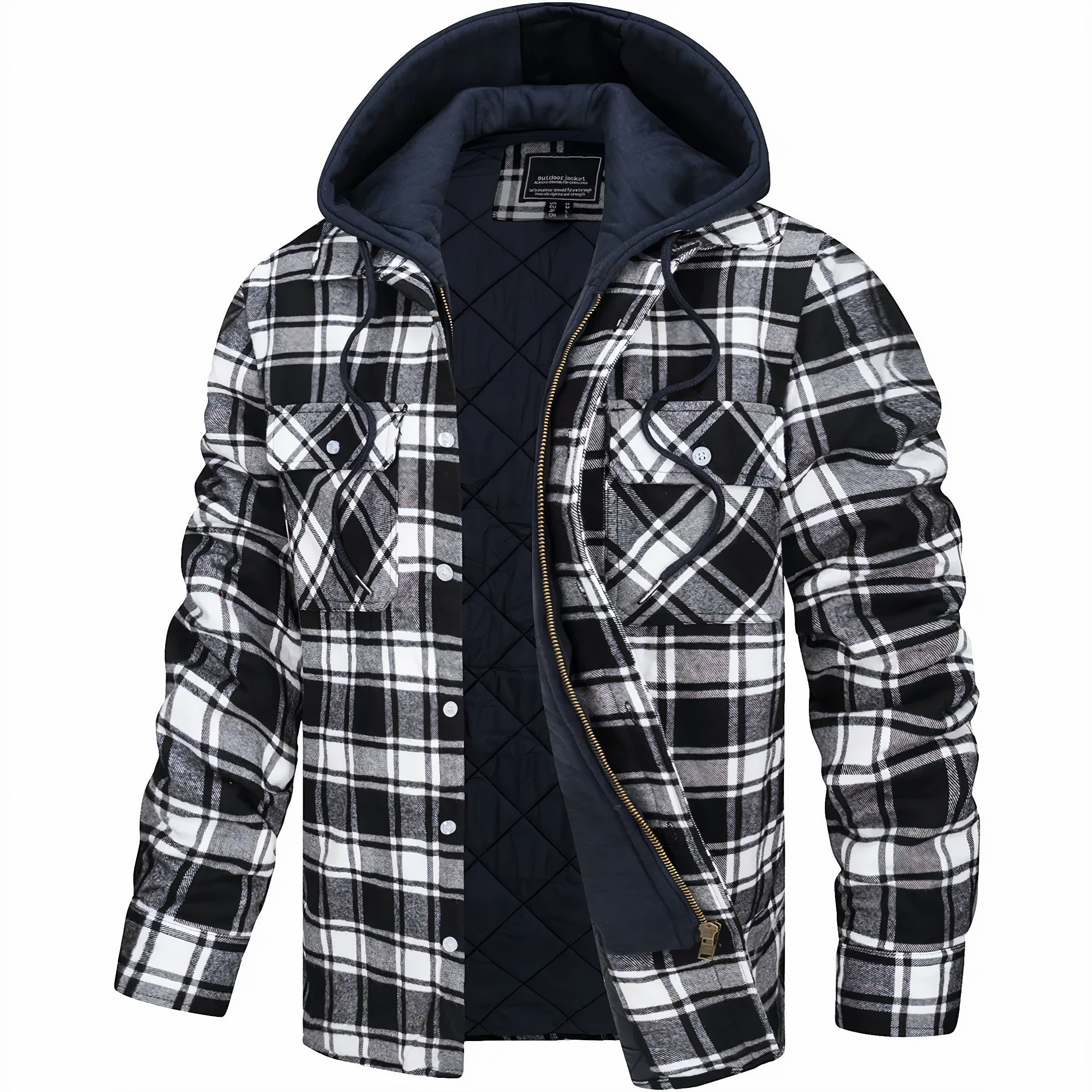 Julius™ | Veste à carreaux zippée