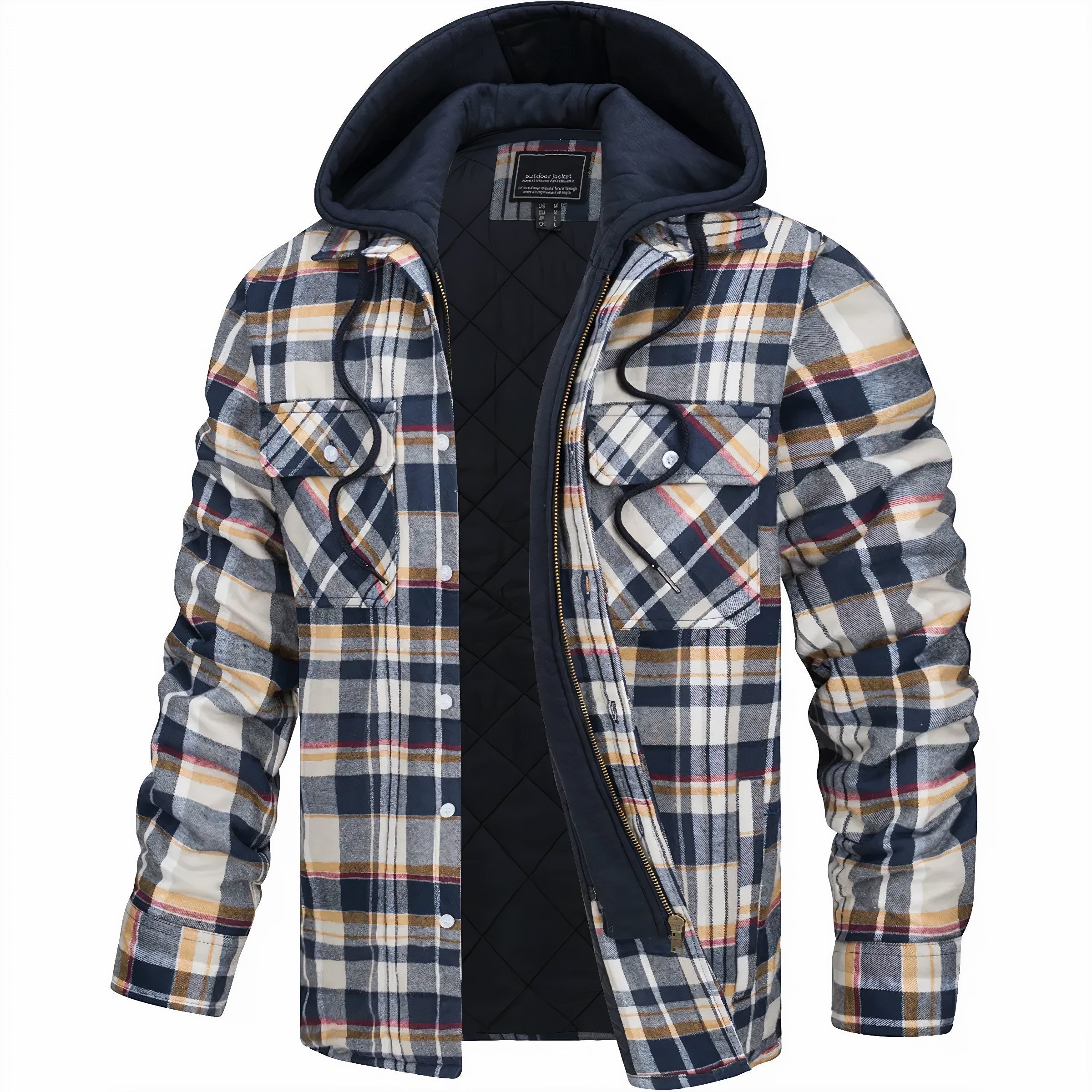 Julius™ | Veste à carreaux zippée