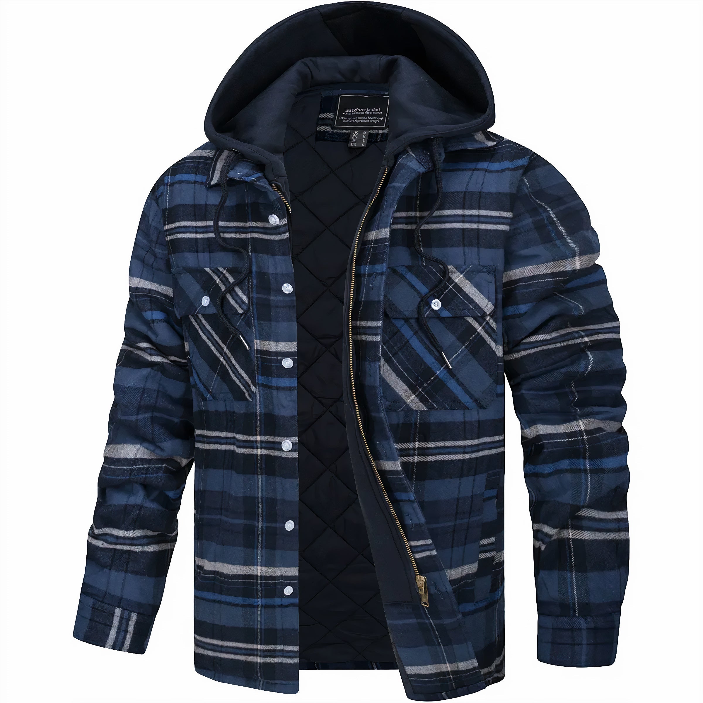 Julius™ | Veste à carreaux zippée